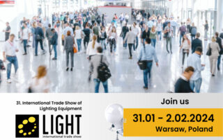 Trade Show Light 2024 31. International Trade Show of Lighting Equipment Light 2024. The fair takes place at the EXPO XXI Exhibition Center, 12/14 Prądzyńskiego Street, Warsaw, Poland. 31.01 – 2.02 2024. Wire processing machines.