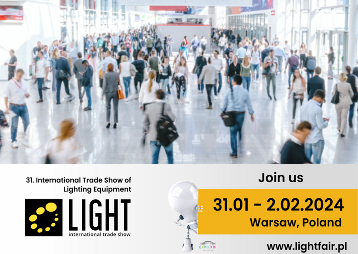 Trade Show Light 2024 31. International Trade Show of Lighting Equipment Light 2024. The fair takes place at the EXPO XXI Exhibition Center, 12/14 Prądzyńskiego Street, Warsaw, Poland. 31.01 – 2.02 2024. Wire processing machines.